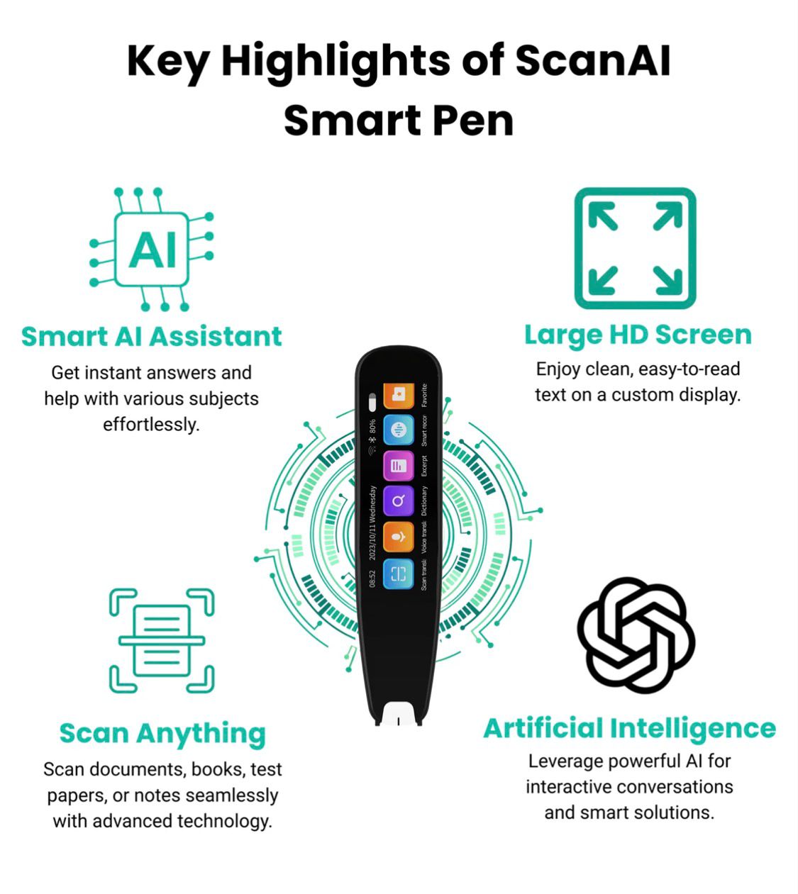 Scanora Edge – Smart AI Scanner Pen